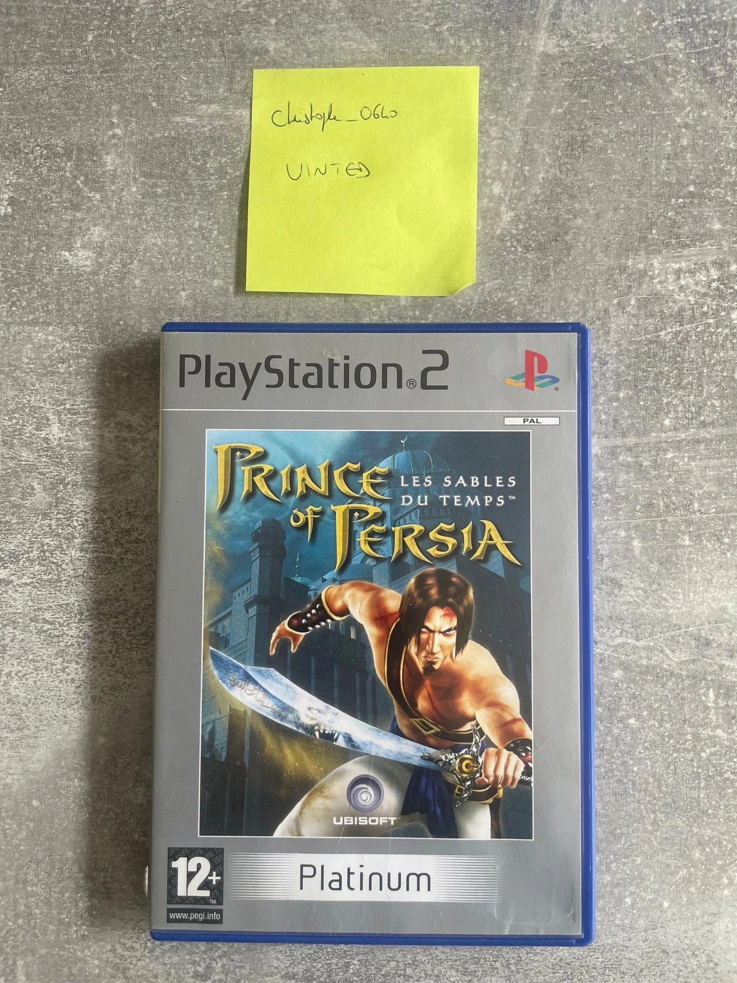 Jeu prince of persia, les sables du temps, platinum pour Sony PS2 / playstation 2 en français.